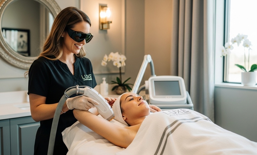 Image 1: Get 6 Laser Hair-Removal Sessions Small Medium  or Large 
