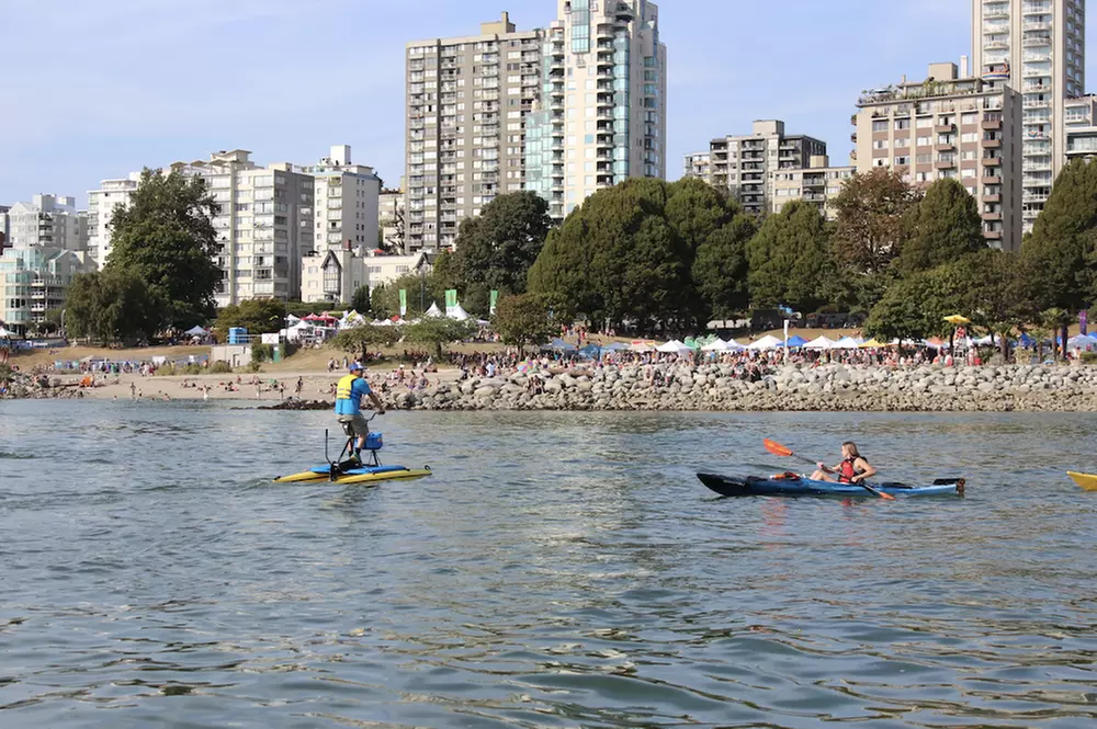 Enjoy 90-Minute Sunset Ride on Waterbike at BC Water Bikes