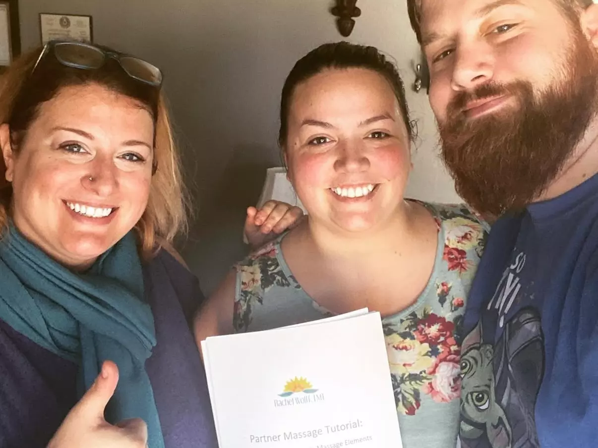 Pregnant Partner Massage Class: With or Without Custom Workbook & More