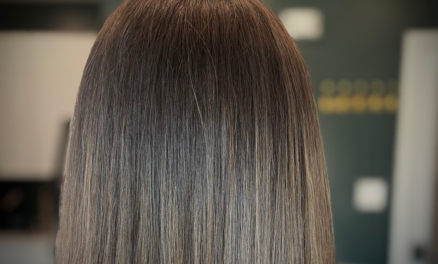 Image 1: Up to 37% Off on Salon - Women's Haircut at The Bronde Hut Studio