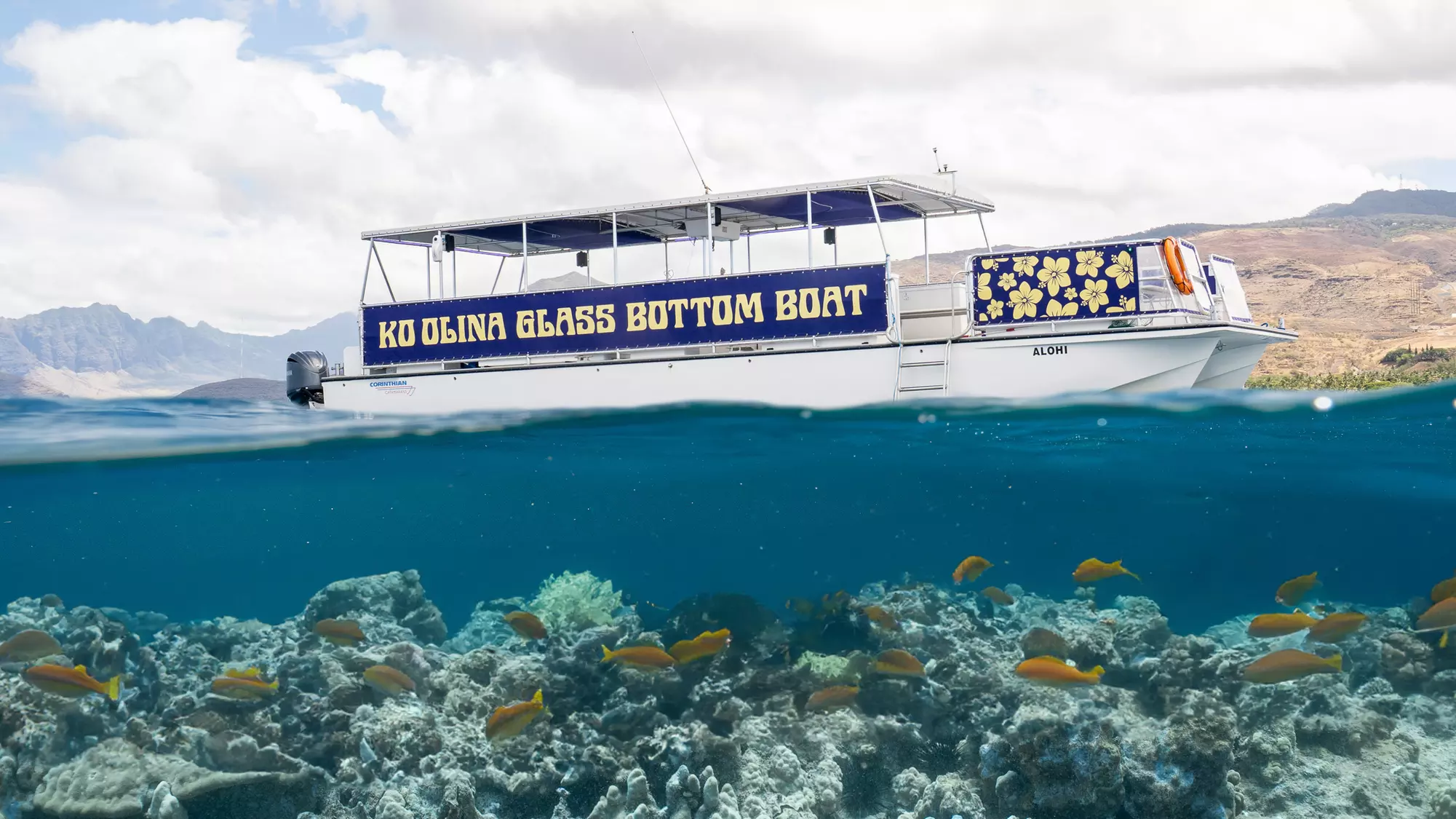 Step Aboard the Glass Bottom Boat & Explore the Waters of Ko Olina with a Daytime or Sunset Tour (Up to 45% Off) - Primary Image