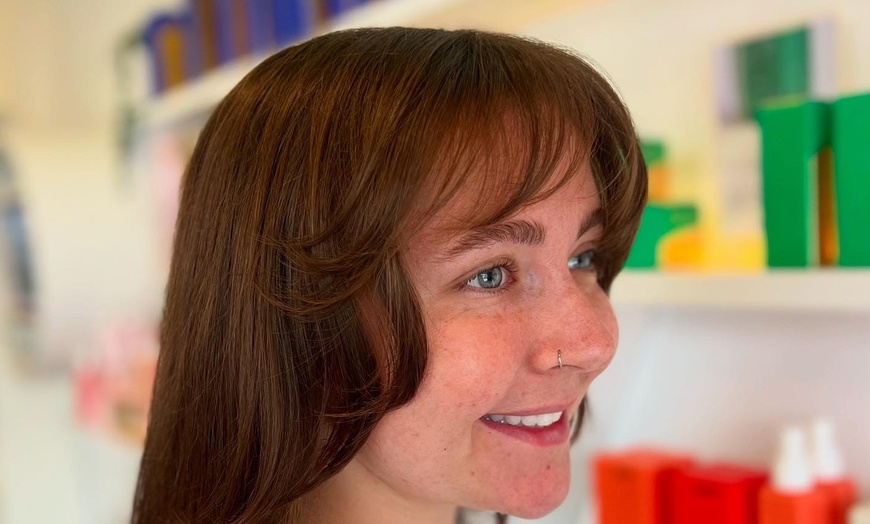 Image 10: Women's Haircut with Root Touch-Up, Gloss Treatment, or All-Over Color