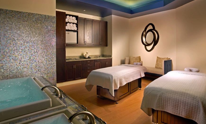 Image 1: Sapphire/Swedish Massage with Aquamarine Facial & Relaxing Foot Scrub