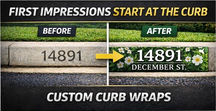 2 Curb Appeal Vinyl Prints - TMV Printery