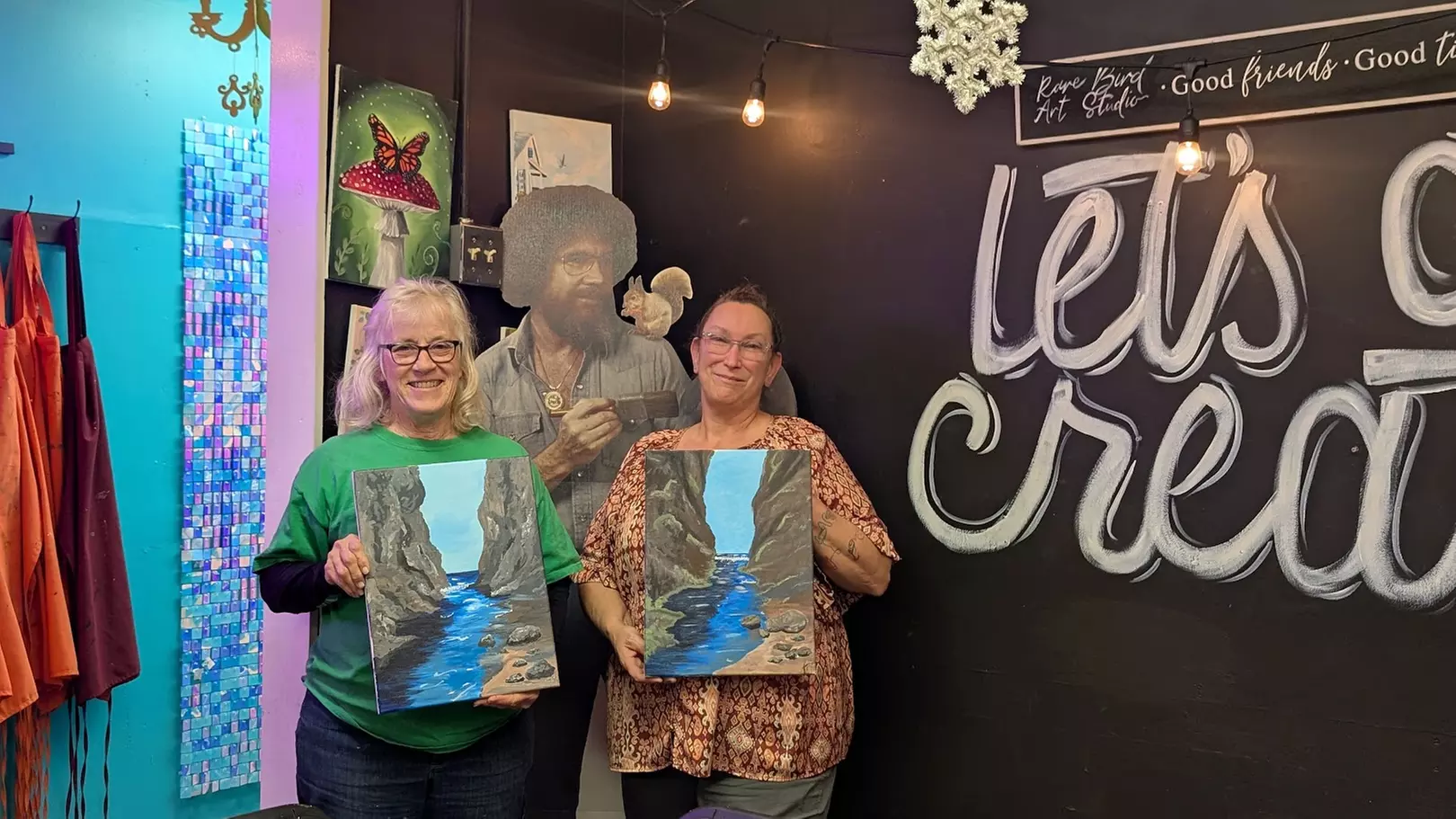 Paint Events for Individuals & Groups at Rare Bird Art Studio