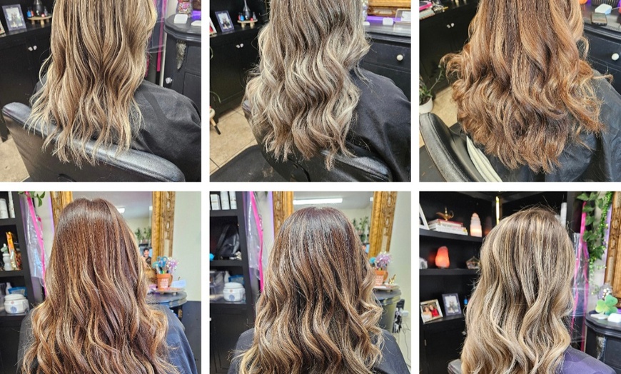 Image 2: Fresh Haircut & Style with Optional Color or Highlights