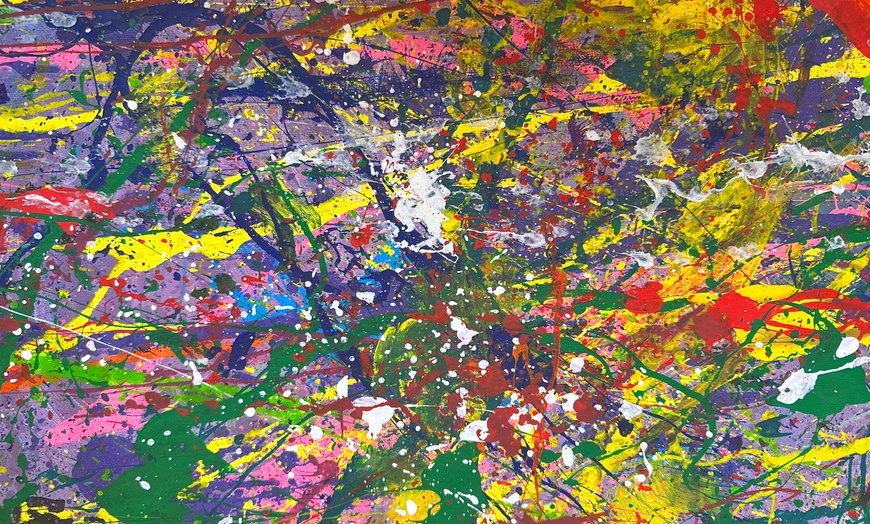 Image 6: Up to 40% Off a Splatter Painting Party 