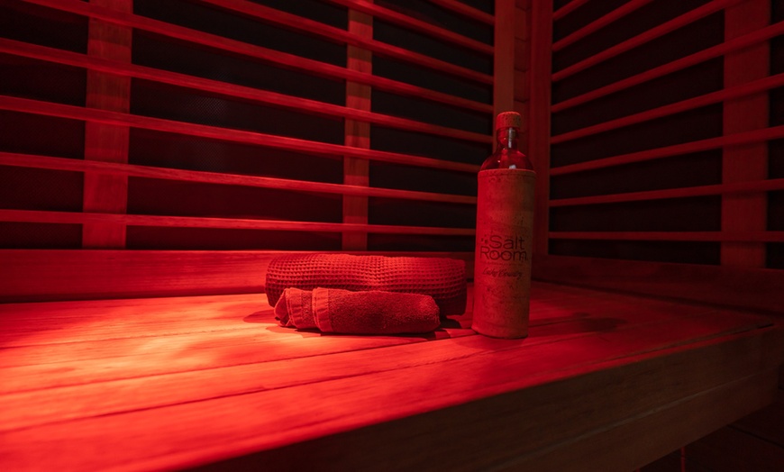 Image 3: 45-Minute Infrared Sauna or Salt Therapy Session
