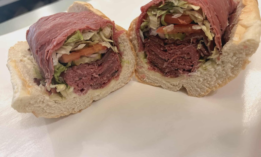 Image 2: Enjoy delicious sandwiches, salads, and hot dogs today