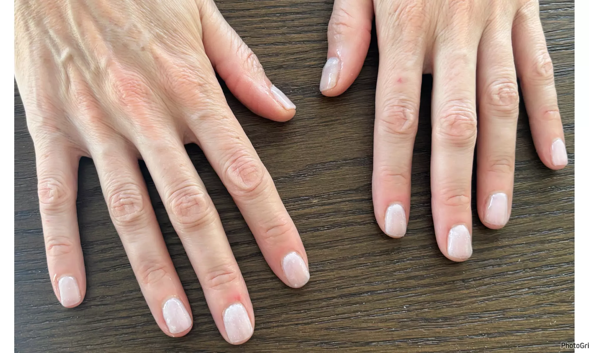 Mani/Pedi Gel Polish or Lux Mani/Pedi Gel Polish Optional Hot Stones