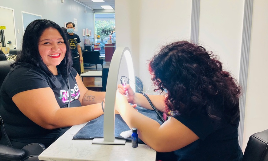 Image 1: Enjoy a Regular Polish Manicure or a Mani-Pedi Combo!