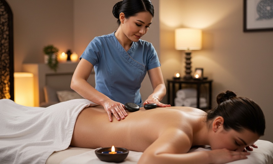 Image 1: One 60-Minute Swedish or Deep Tissue Massage with Optional Hot Stone