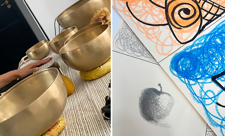 Image 3: Taller de dibujo automático y cuencos tibetanos para 1 o 2 personas