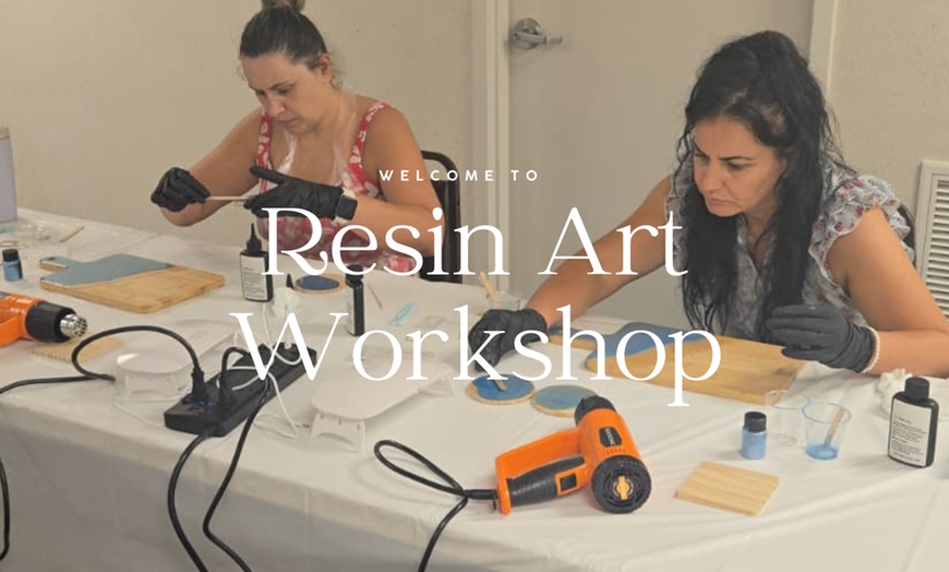 Image 4: Resin Art Workshop — For One to Ten Participants at Kaya Art Studio