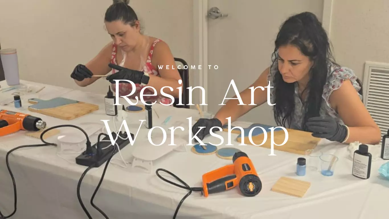 Resin Art Workshop — For One to Ten Participants at Kaya Art Studio