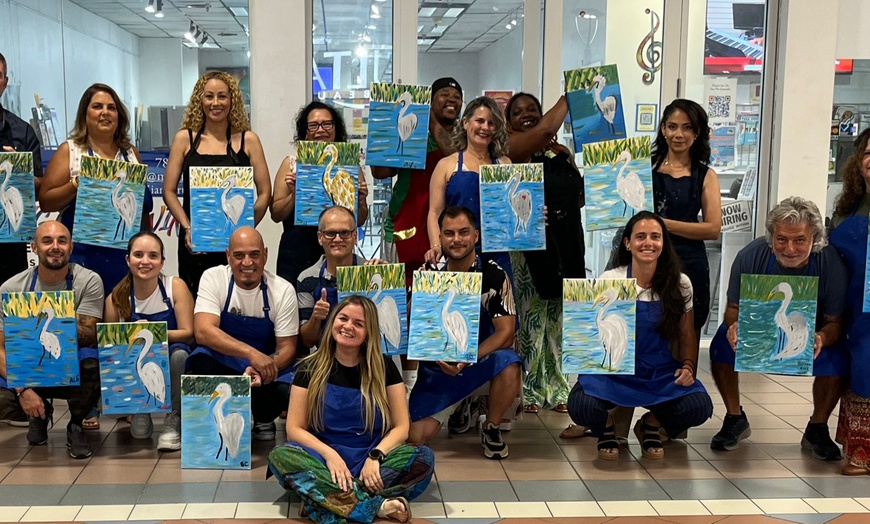 Image 3: Adults-Only Painting Night with Wine – Doral Art Club
