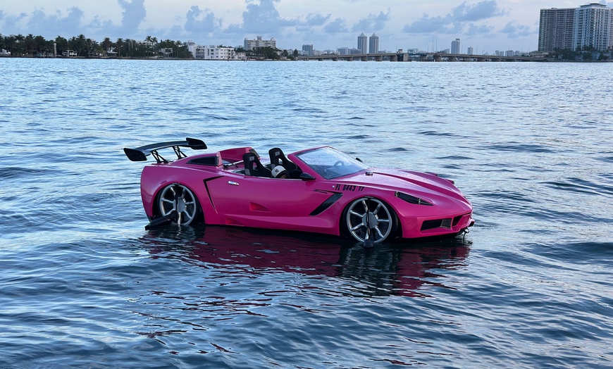 Image 2: Jetcar + Opt Jetski Adventure & Boat Ride w/w/o $250 Due at Check-in
