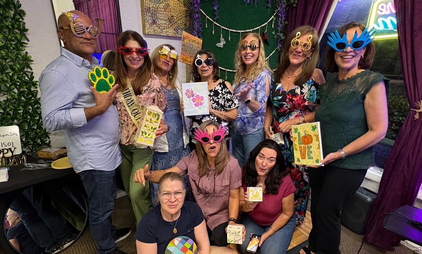 Image 5: 3-Hour Painting & Karaoke Party for 1, 2, or 4 People
