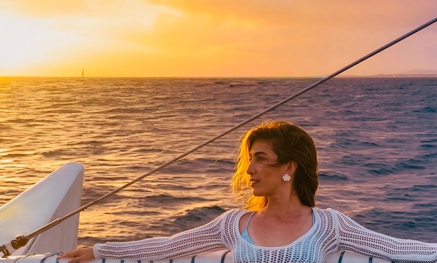 Image 6: Up to 35%Off for 2-Hour Swim & Sunset Sail for One from Island Magic Charters LLC (Waikiki Adventure Sails)