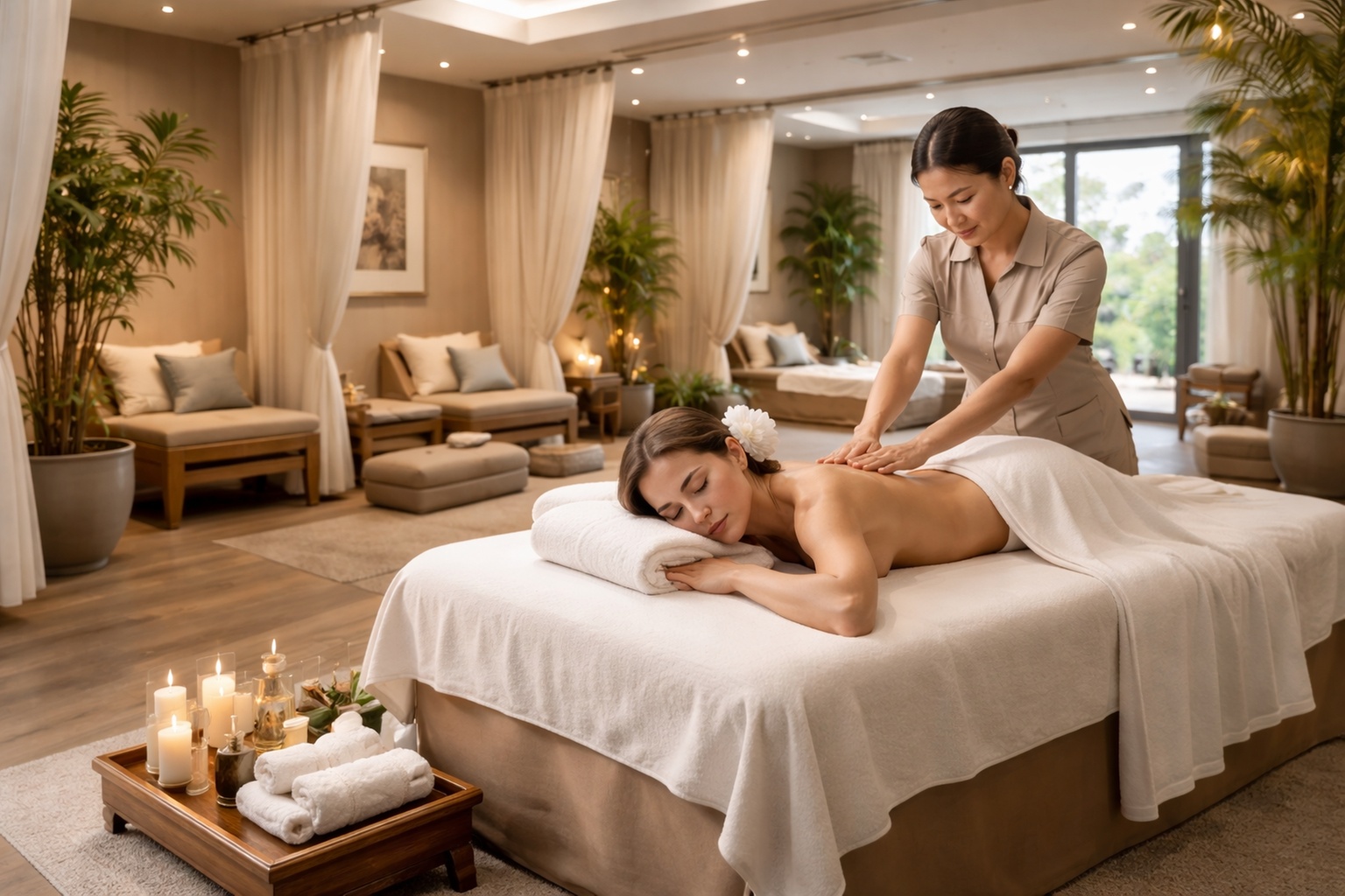 Solo or Couples Massage Therapy w/ Hot Stones & Oils at Golden Spa