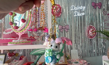 Create Your Own Keychain Party of Two - Dainty Disco