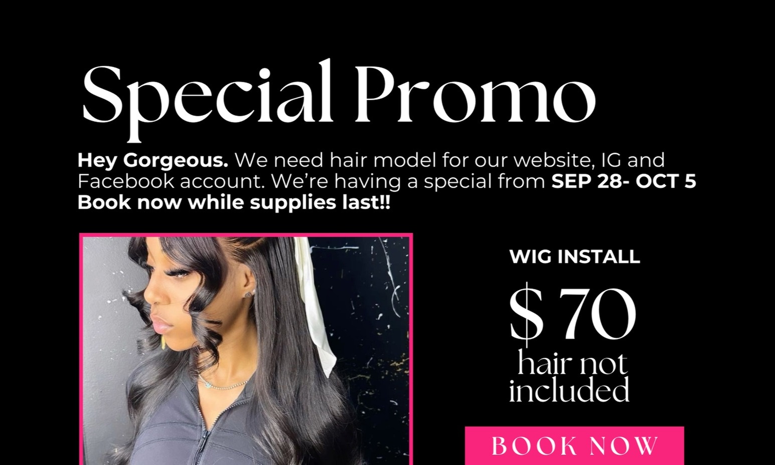 Closure or Frontal Wig Installation for a Confident New Look