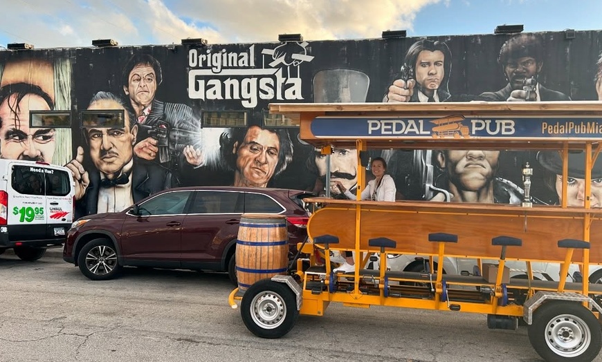 Image 6: Pedal, Sip, and Explore Wynwood’s Art, Bars, and Brunch in style!