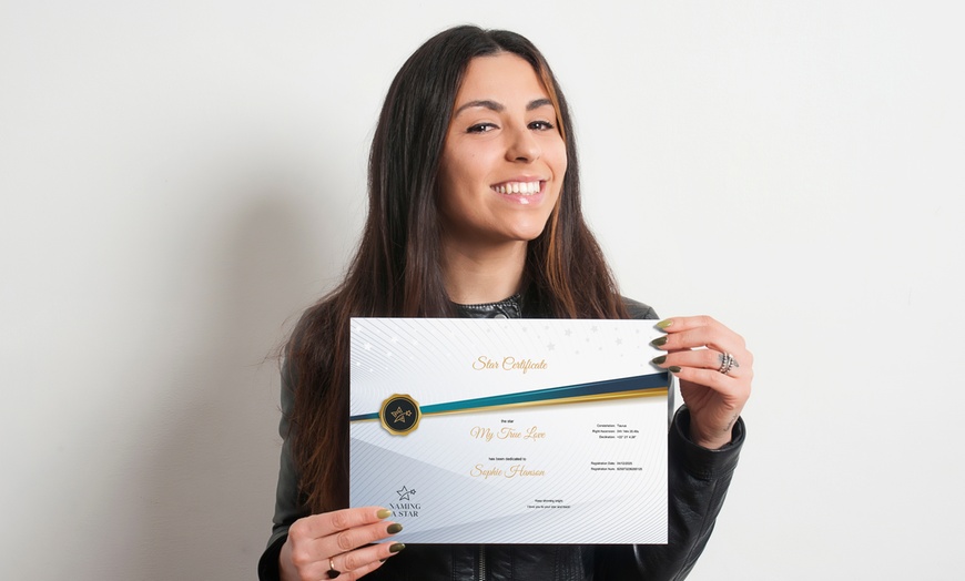 Image 2: Name a Star Personalised Gift Package at Naming a Star