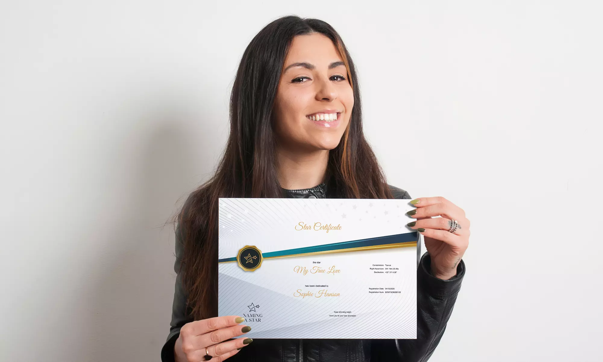 Name a Star Personalised Gift Package at Naming a Star