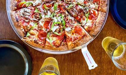 One Medium Cheese Pizza with Twisted Sticks (Loomis Location) - Pizza Factory- Loomis