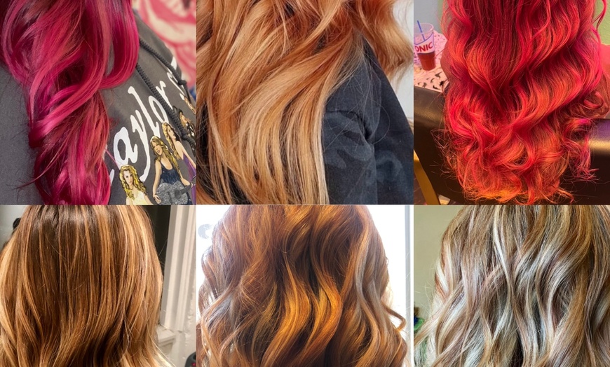 Image 2: Transform Your Look with Women’s Highlight/Bayalage, Haircut, Blowdry