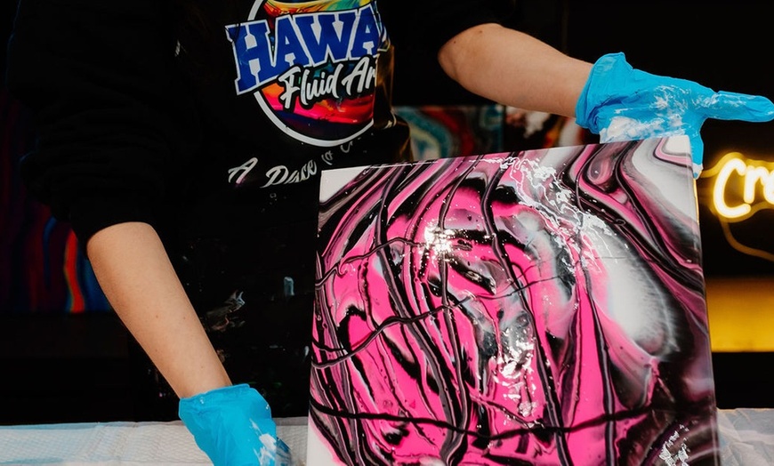 Image 7: Fluid Art Experience for Two: Easy, Fun and Memorable