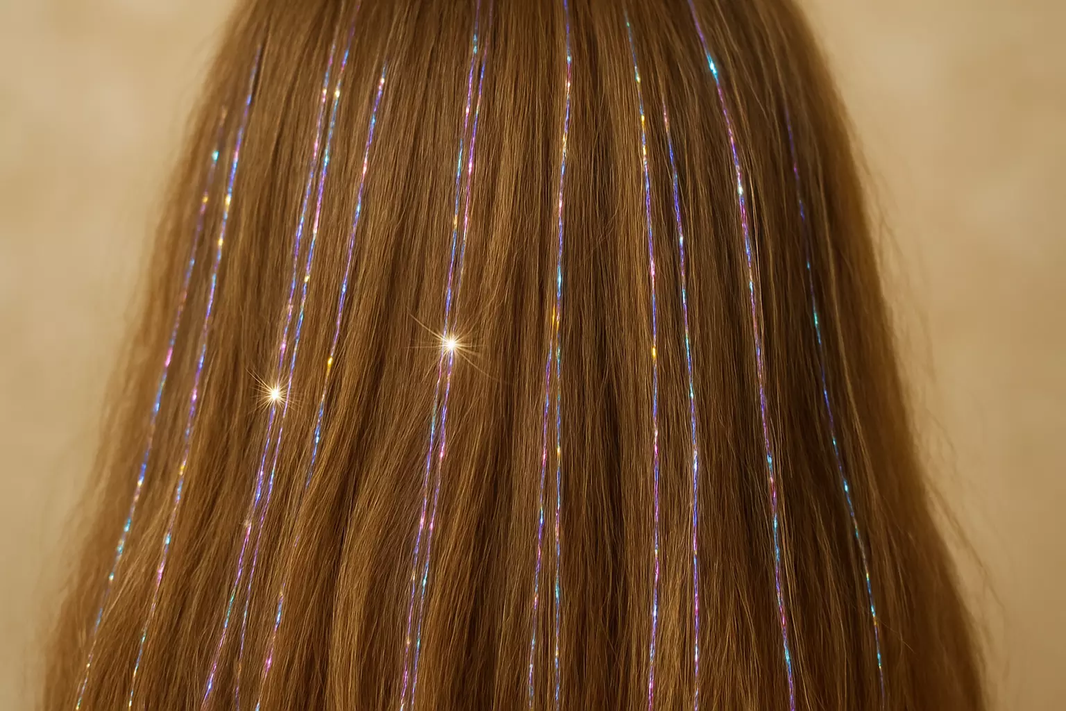 Get Six, Eight, Ten, Fifteen, or Twenty Strands of Hair Tinsel at Missy Conley Hair Tinsel (Up To 50% Off) - Primary Image