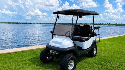 One Half Day Street Legal Golf Cart Rental For Up to Four People - Wave Wheels Golf Cart Sales And Rentals Ormond Beach
