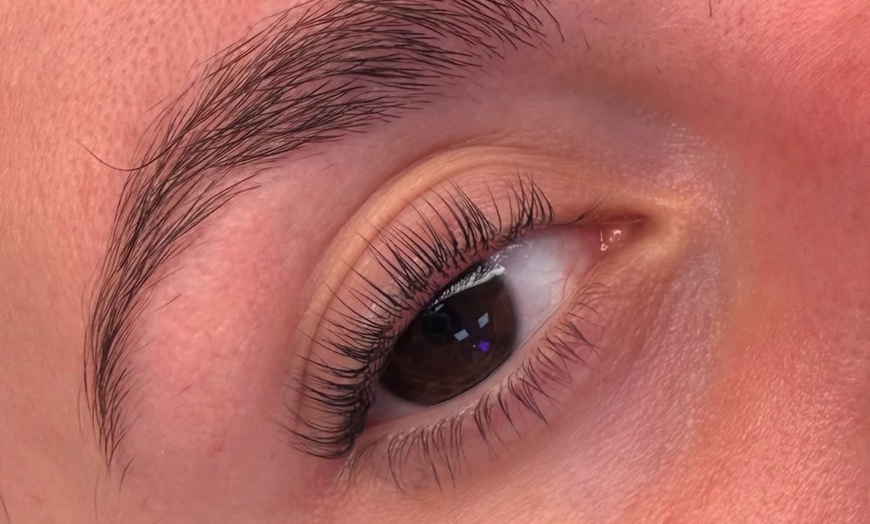 Image 1: Transform Your Lashes with One Lash Lift and Tint Treatment