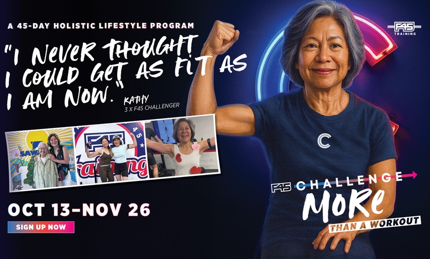 Image 6: Circuit Training at F45 w/ Certified Trainers & Regular Body Checks