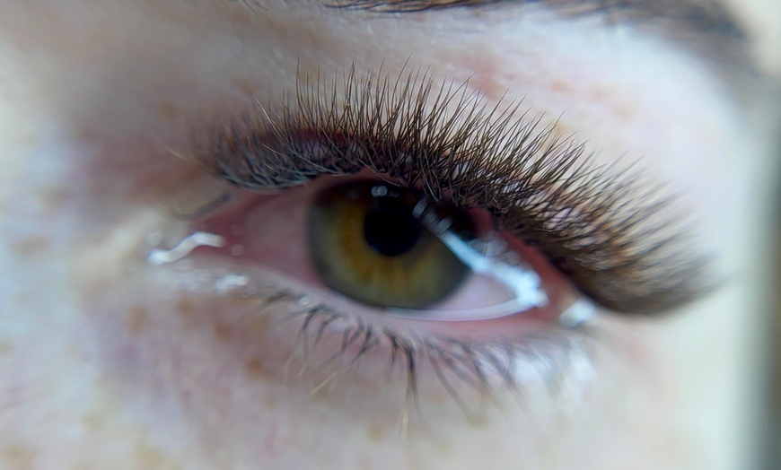 Image 12: Get a Full Set of Lash Extensions with Optional Eyebrow Shaping