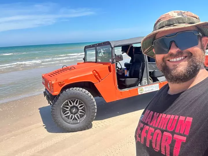Explore Padre Island in a Two, Four, Six or Eight-Hour Humvee Rental