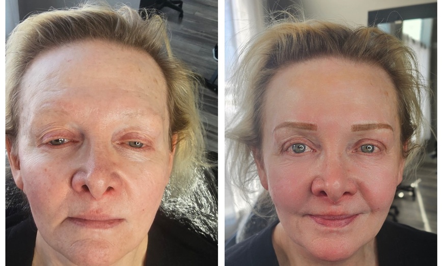 Image 2: Perfect Brows with One Microblading Session with or without Touch-Up 