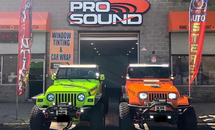 Image 1: Up to 36% Off on Automotive Window Tinting at Pro Sound