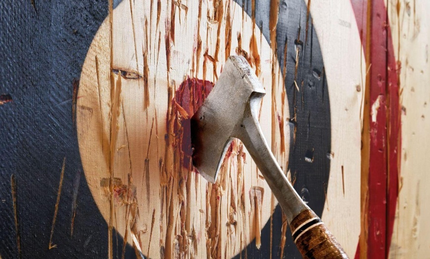 Image 1: Up to 37% Off on Axe Throwing at Red Giant Escape Rooms