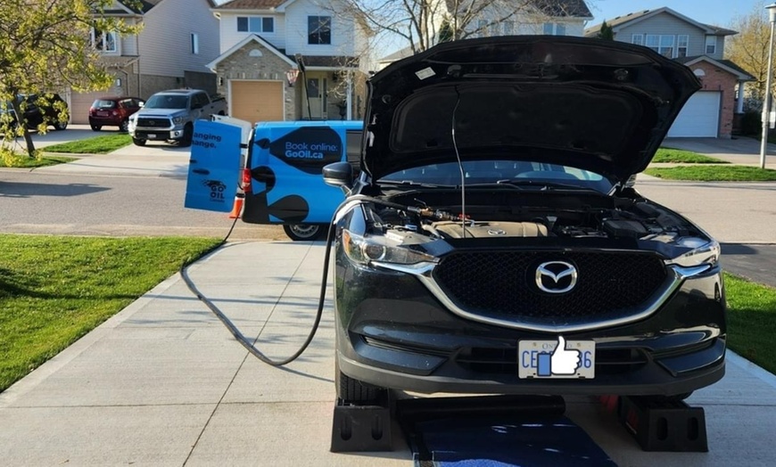 Image 1: Stay Road-Ready with Mobile Full Synthetic Oil Change Packages