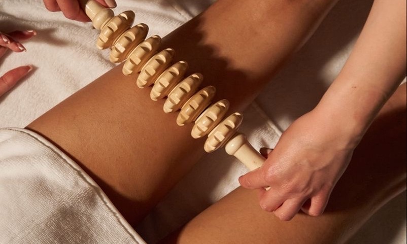 Massage madérothérapie avec Maison Boulud Beauté