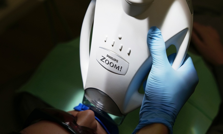 Image 3: One-Hour Phillips Zoom In-Office Laser Teeth Whitening Treatment with Consultation at Crown Dental (40% Off)