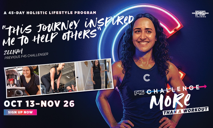 Image 1: Circuit Training at F45 w/ Certified Trainers & Regular Body Checks