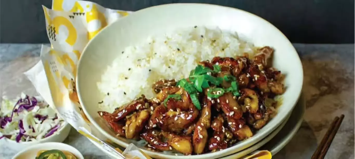 Try Juicy Grilled Chicken or Teriyaki Chicken with Salad Options
