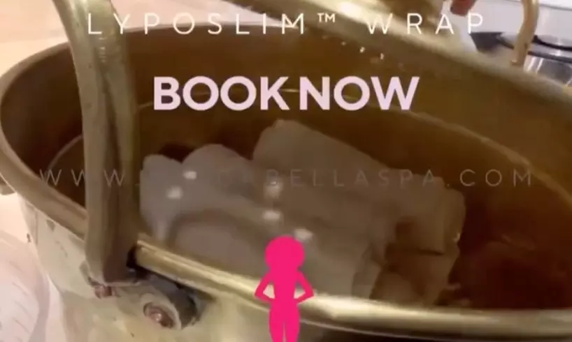 Detox w/ LypoSlim Body Wrap & Lypossage Zone 1 Cellulite & Slimming M.