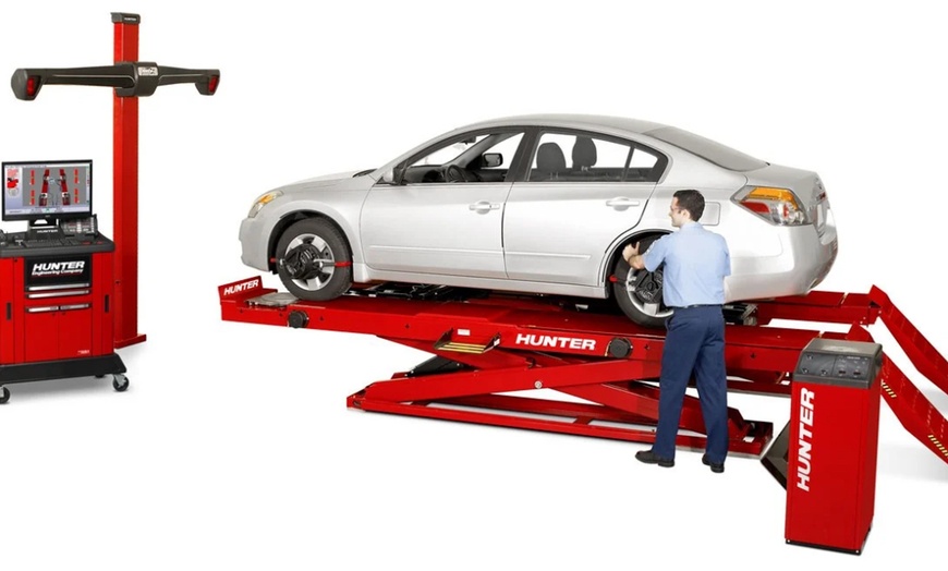 Image 4: Get Smooth Ride: 2 or 4-Wheel Alignment with Optional Tire Rotation
