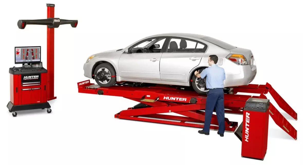 Get Smooth Ride: 2 or 4-Wheel Alignment with Optional Tire Balancing