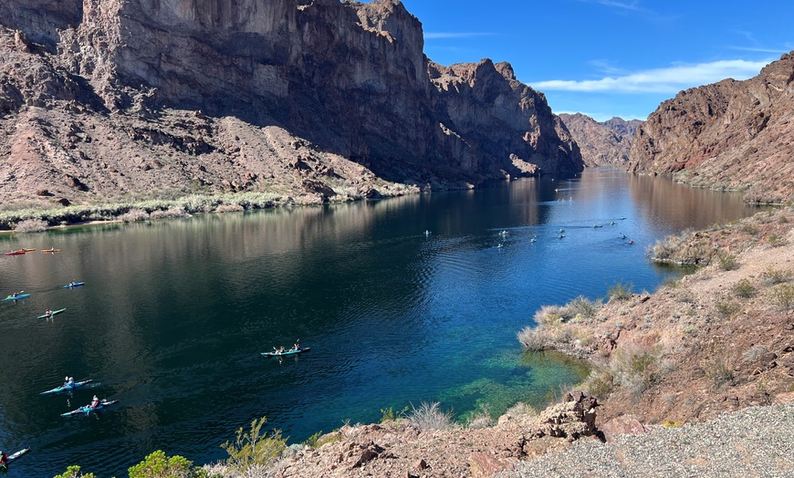 Image 7: Las Vegas & Arizona: Colorado River Kayak Tour to Emerald Cave & More